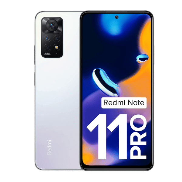 Redmi Note 11 Pro 5G ポーラーホワイト Renewed) Redmi Note 11 Pro + 5G (Phantom White, 6GB RAM, 128GB